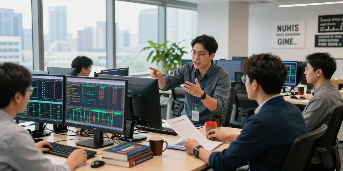 Analisis trading prop firm yang terpercaya oleh kakakjudi dalam suasana kantor modern.
